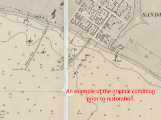 1864 Map of Melbourne