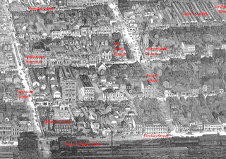 1871 Melbourne Bird's Eye View