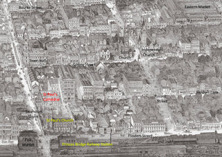 1880 Melbourne Bird's Eye View