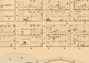 1839 Plan of Melbourne