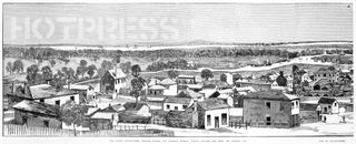 1841 Melbourne Panoramic Drawing