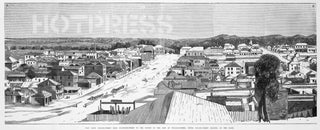 1841 Melbourne Panoramic Drawing