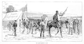 1837 First land auction in Melbourne