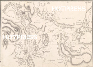 1798-99 Chart of Van Diemens Land  by Matthew Flinders