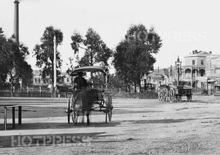 1874 Bendigo - Pall Mall from City Family Hotel