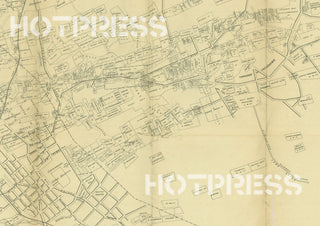 1871 Sandhurst - Mining Surveyor's Map