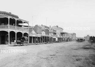 1874 Bendigo - Pall Mall from Commercial Hotel