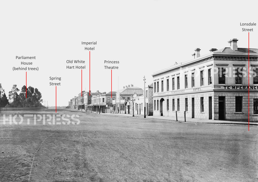 1874 Spring Street looking South from Lonsdale Street