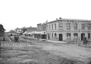 1874 Richmond, Looking east along Bridge Road