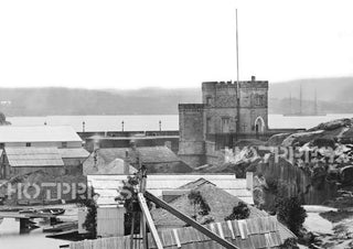 1873 Sydney Wharves near Fort Macquarie, Bennelong Point