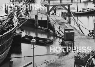 1873 Sydney Wharves near Fort Macquarie, Bennelong Point
