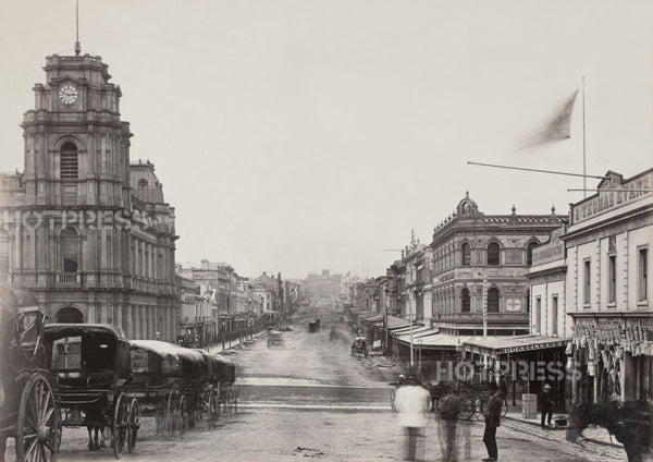 1880c Bourke Street looking east