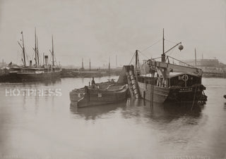 1885c Dredge "Griper" on the Yarra