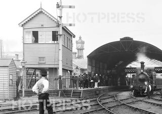 1885 Flinders Street Station looking east