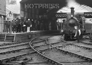 1885 Flinders Street Station looking east