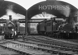 1885 Flinders Street Station looking east
