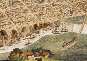 1855 Perspective of Melbourne