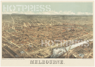 1882 Perspective of Melbourne