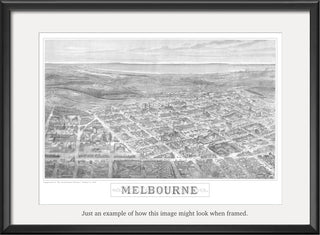 1880 Perspective of Melbourne