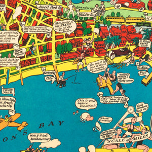 1934 Centenary Map of Melbourne