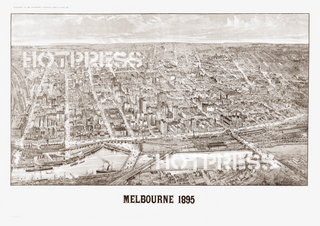 1895 Perspective of Melbourne