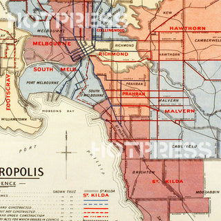 1917 The Metropolis of Melbourne