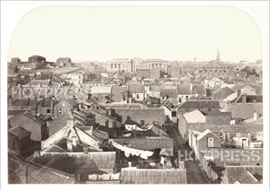 1867 Looking east across Melbourne