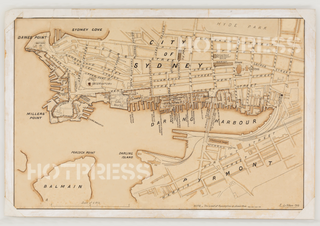 1900 Plan of Darling Harbour