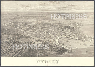 1879 Sydney Birds-eye View