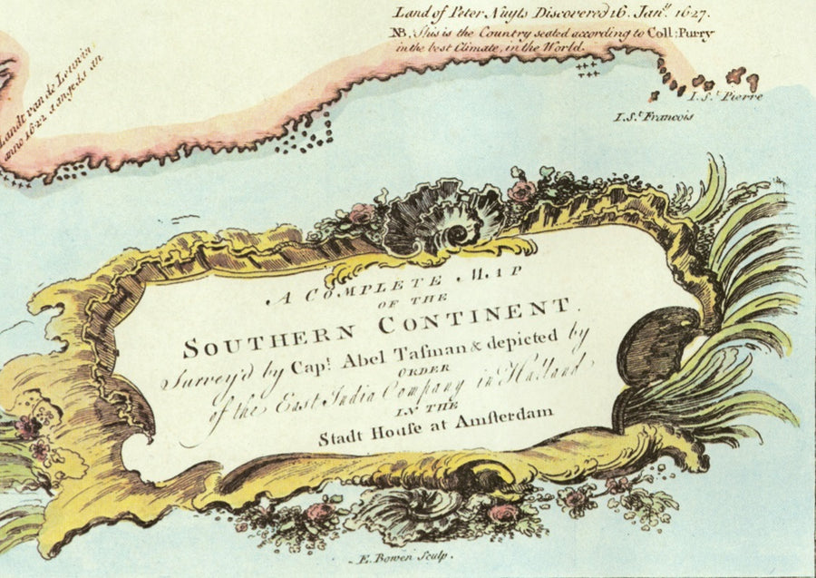 1744 Map of Australia