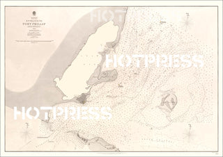 1860 Entrance to Port Phillip Chart