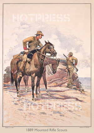 1889 Our Defenders - Victorian Mounted Rifles Scouts