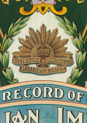 1920 Record of the AIF in the Great War