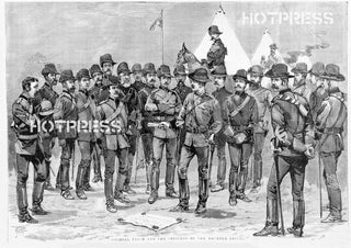 1887 Colonel Price and Victorian Mounted Rifles