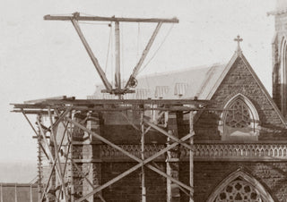 1872 St Patrick's Cathedral Under Construction