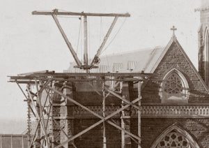 1872 St Patrick's Cathedral Under Construction