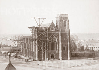 1872 St Patrick's Cathedral Under Construction
