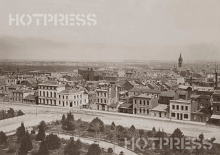 1870c Looking South over Spring Street
