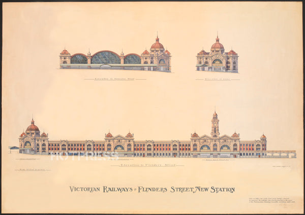 1900 Flinders Street Station Prize Winning Design