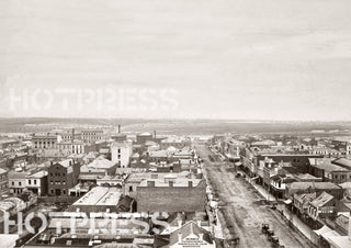 1867 Elizabeth Street looking south from GPO