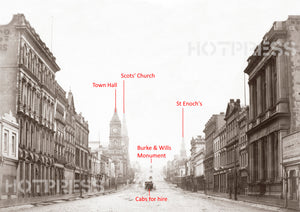 1880s Collins Street looking east