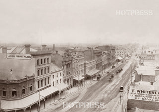 1883c Collins Street looking west from Swanston Street