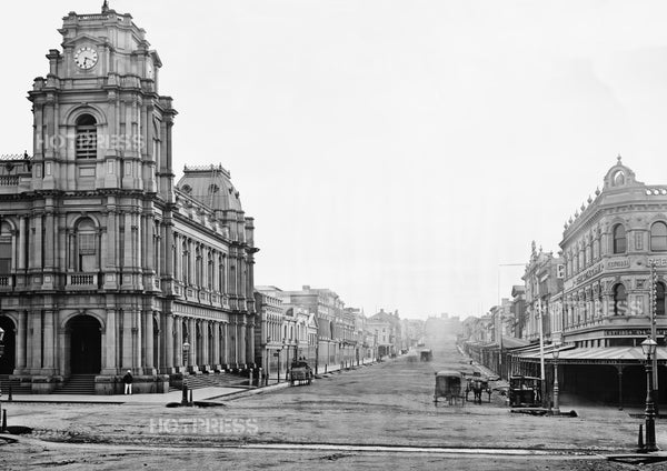 1874 Bourke Street looking east from GPO