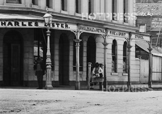 1874 Stephen Street looking south from Bourke Street