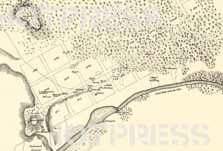1837 Map Shewing the Site of Melbourne