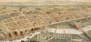 1855 Perspective of Melbourne