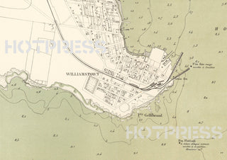 1887 Map of Melbourne (French)