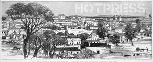 1841 Melbourne Panoramic Drawing